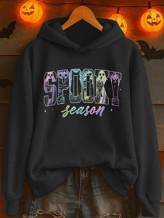 Women's Spooky Season Hooded Sweatshirt