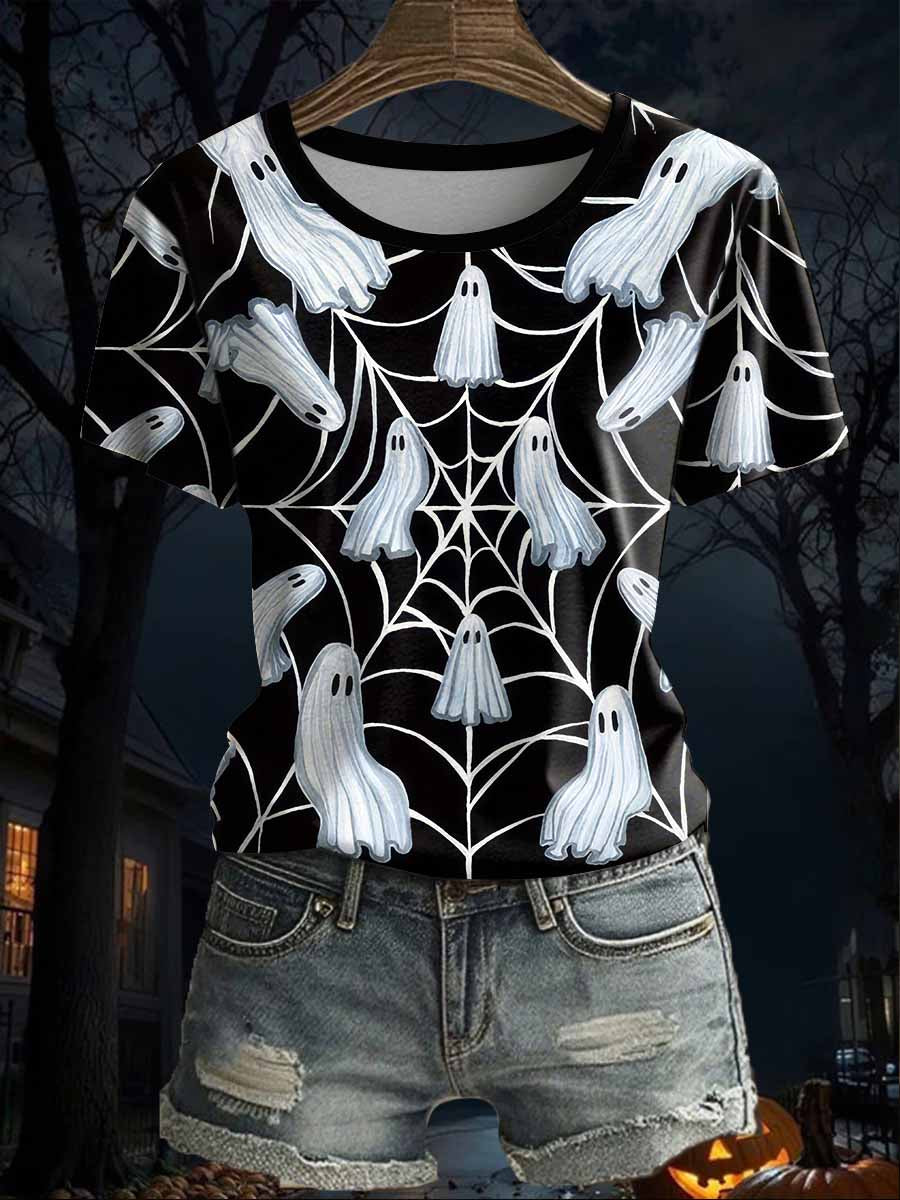 Women's Halloween short-sleeved T-shirt