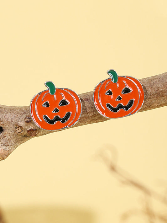 Women's Halloween Pumpkin Earrings