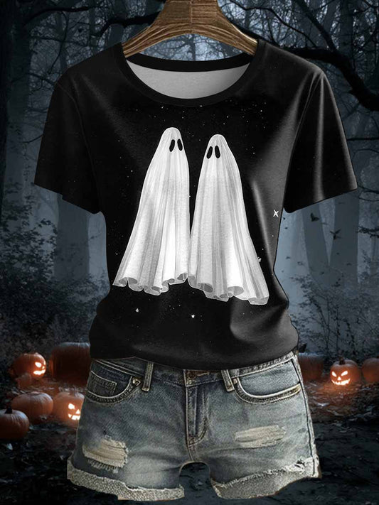Women's Halloween short-sleeved T-shirt