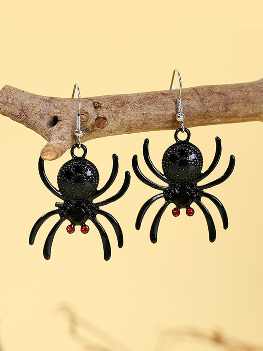 Women's Halloween Spider Earrings