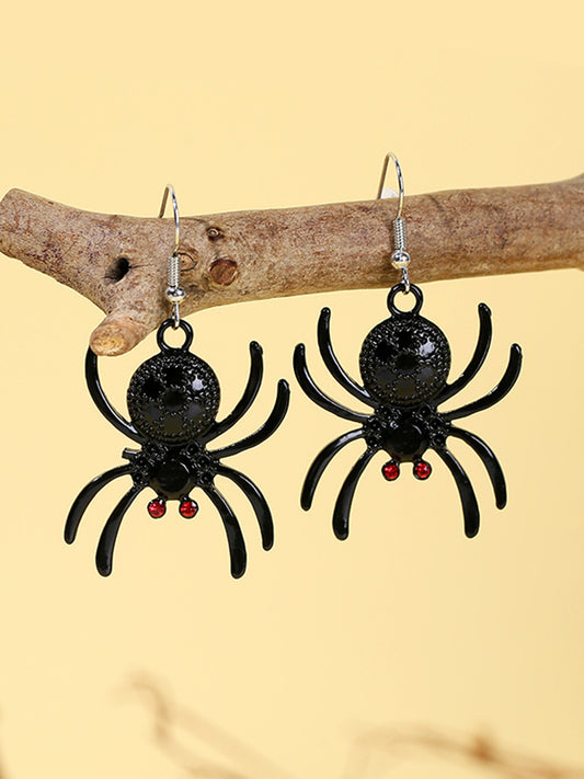 Women's Halloween Spider Earrings