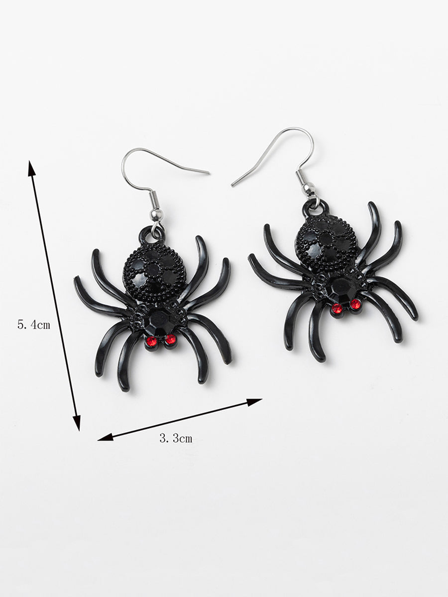 Women's Halloween Spider Earrings