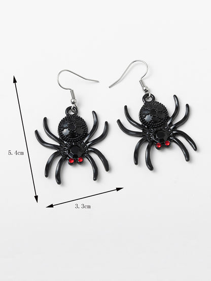 Women's Halloween Spider Earrings