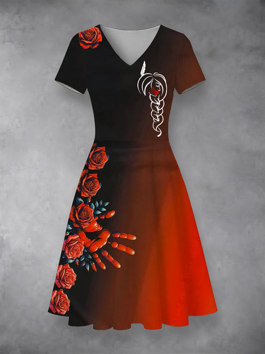 Women's MMIW Printed Dress