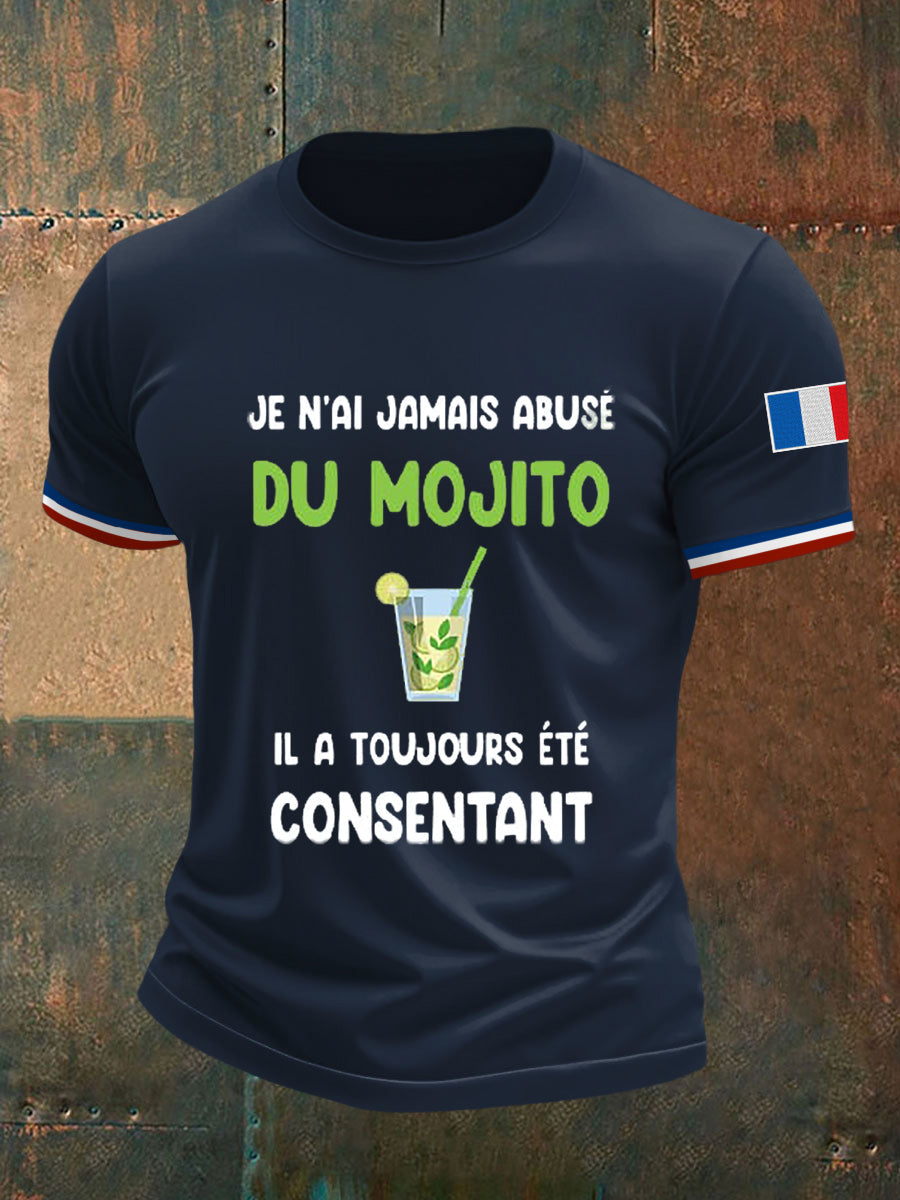 Men's Je N’aiJamais Abusé Du Mojito Short Sleeves T-shirt