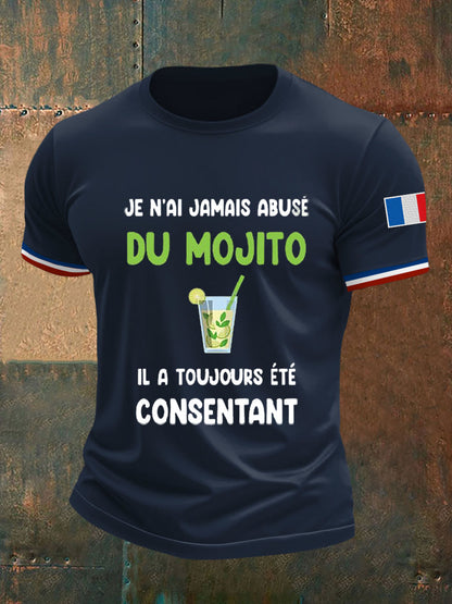 Men's Je N’aiJamais Abusé Du Mojito Short Sleeves T-shirt