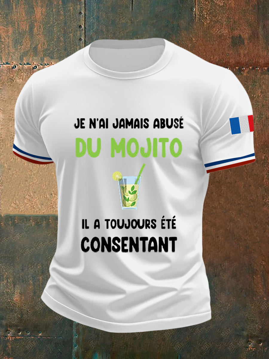 Men's Je N’aiJamais Abusé Du Mojito Short Sleeves T-shirt
