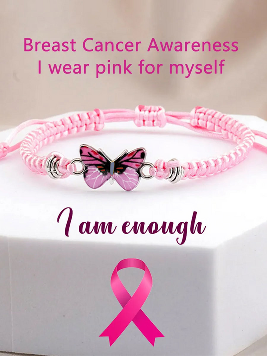Women's breast cancer bracelet