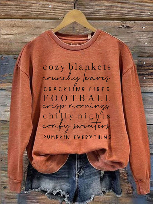 Women's Cozy Blankets Sweatshirt