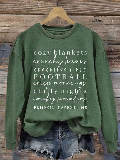 Women's Cozy Blankets Sweatshirt