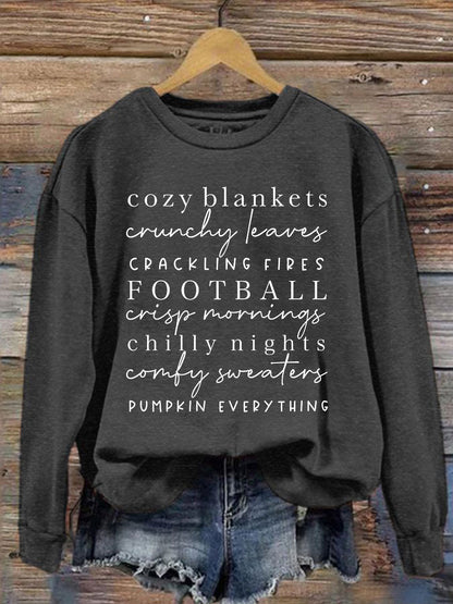 Women's Cozy Blankets Sweatshirt