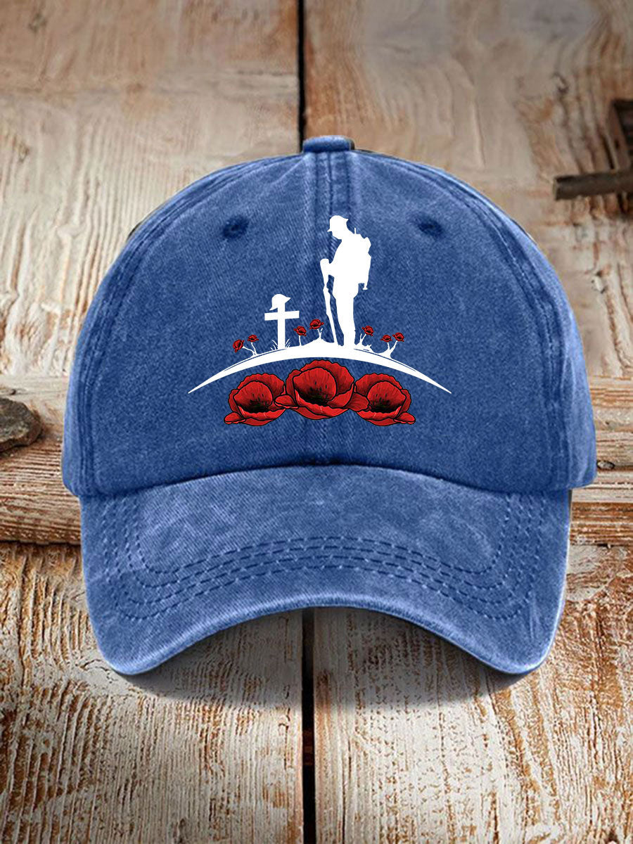 Remembrance Day Printed Casual Unisex Cap