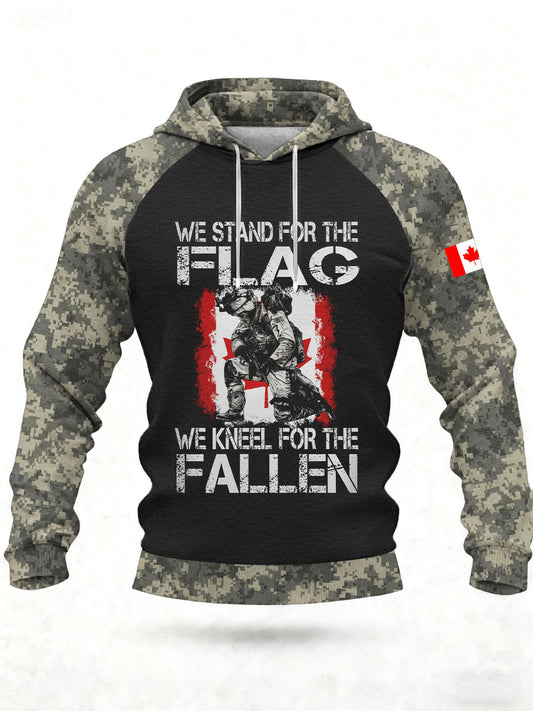 Men's CANADA Printed Casual Hoodie