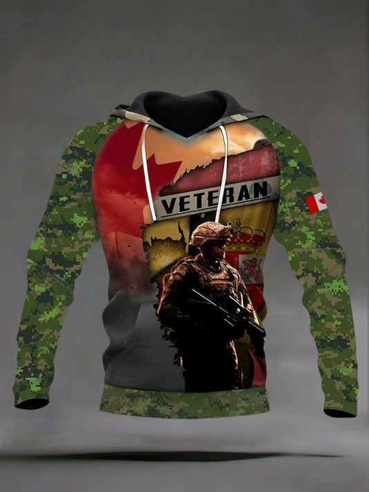 Men's CANADA Printed Casual Sweatshirt