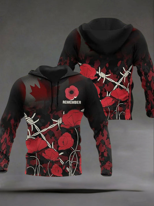 Men's CANADA Printed Casual Sweatshirt