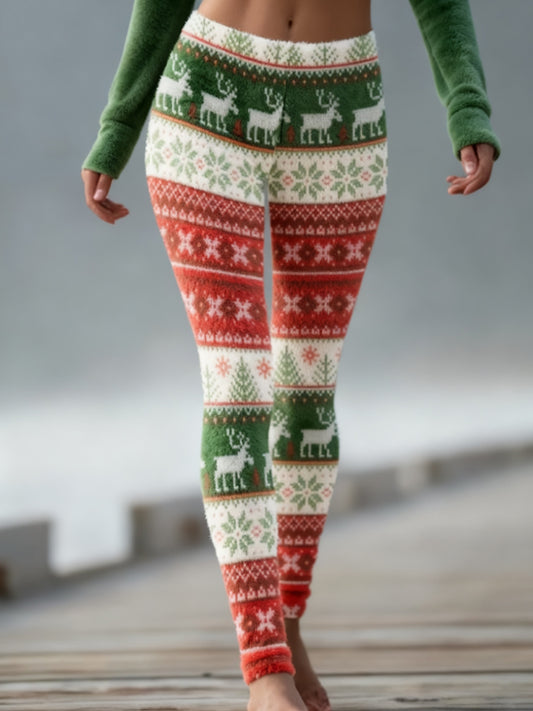 Women's Christmas Velvet Leggings