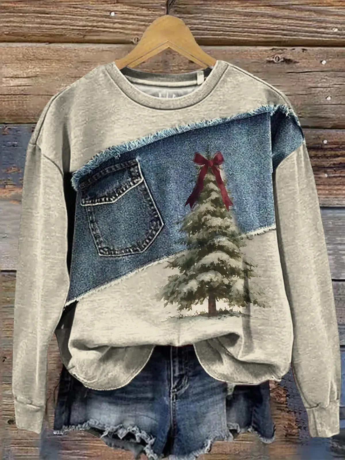 Women's Christmas Art Sweatshirt