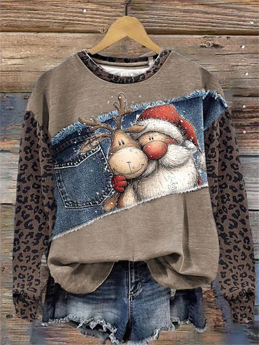 Women's Christmas Art Sweatshirt