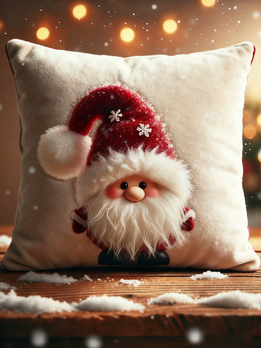 Cute Christmas Gnome Pillow