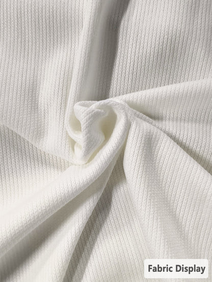 Women's Jesus Is The Reason For The Season Cross Ribbed Round-Neck Sweatshirt