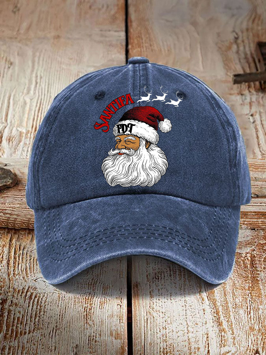 Santa Claus FDT Print Casual Unisex Hat