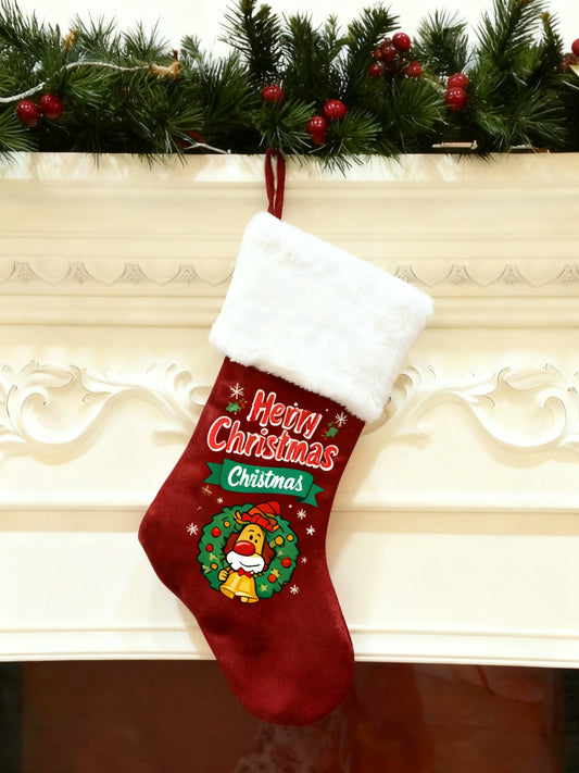 Vintage Christmas Animals Hanging Party Christmas Tree Home Decor Christmas Stockings