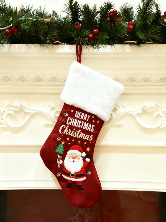 Vintage Christmas Santa Claus Hanging Party Christmas Tree Home Decor Christmas Stockings