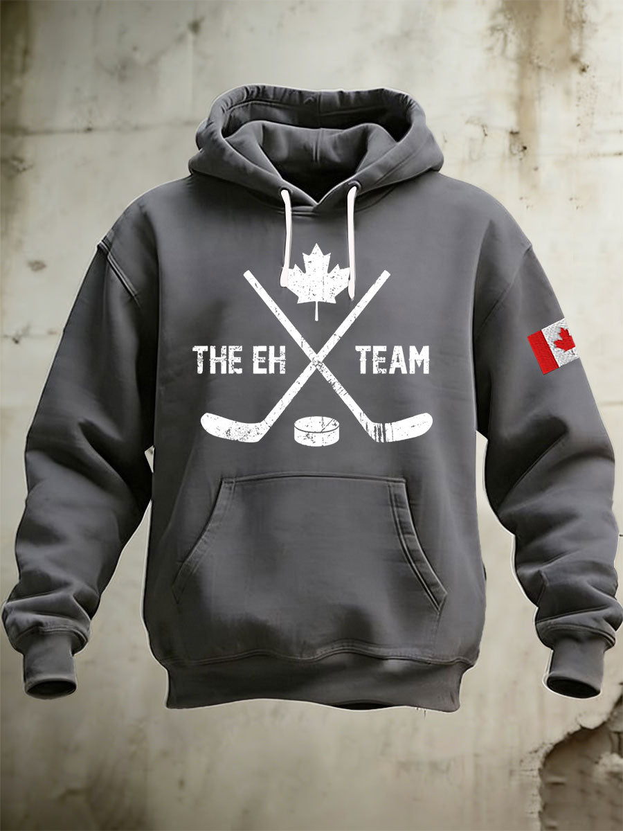 Men's Canada Hockey Casual Hoodie