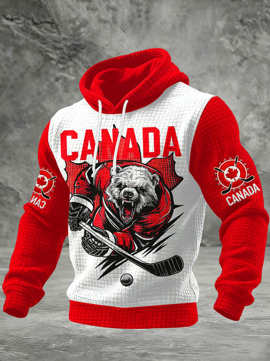 Men's Canadian Hockey Print Sweatshirt