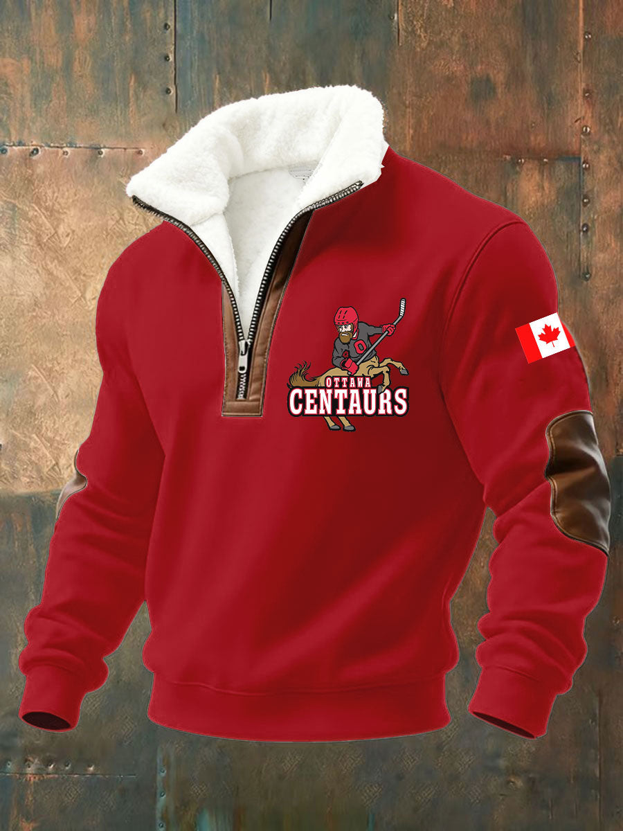 Men's Hockey Print Casual Top