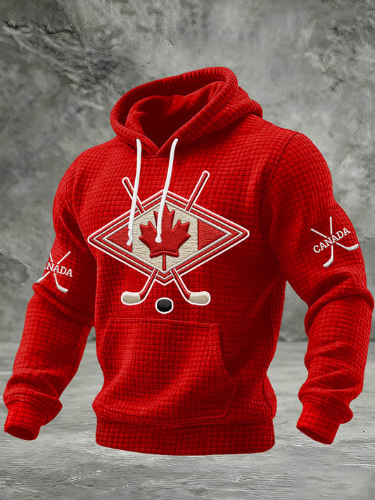 Men's Canadian Hockey Print Sweatshirt