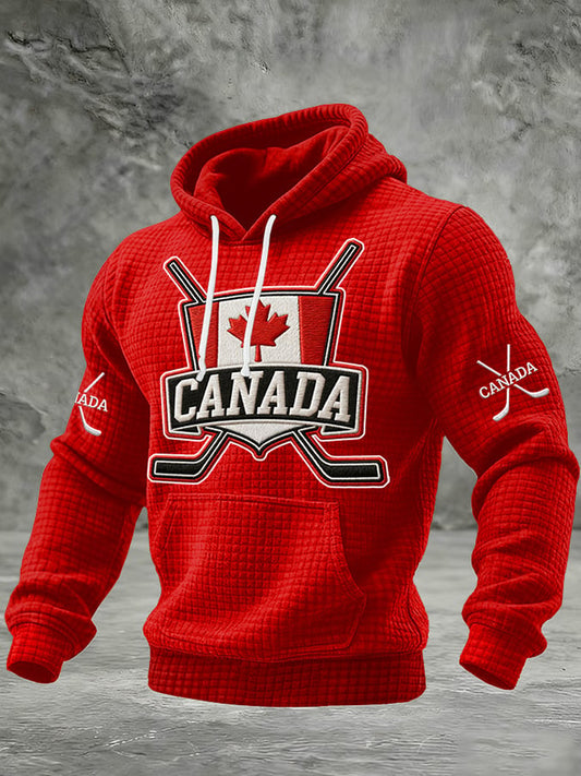 Men's Canadian Hockey Print Sweatshirt