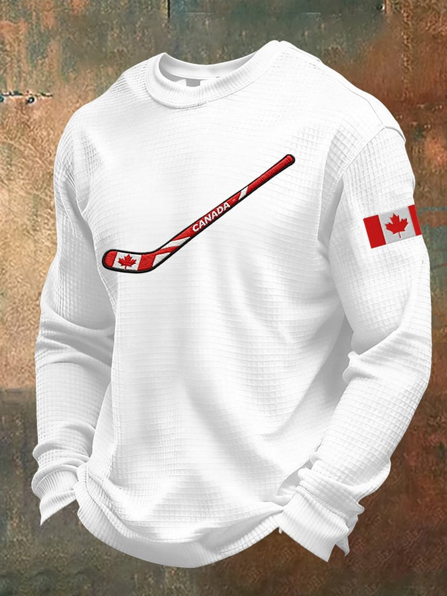 Men's Canada Print Waffle T-shirt