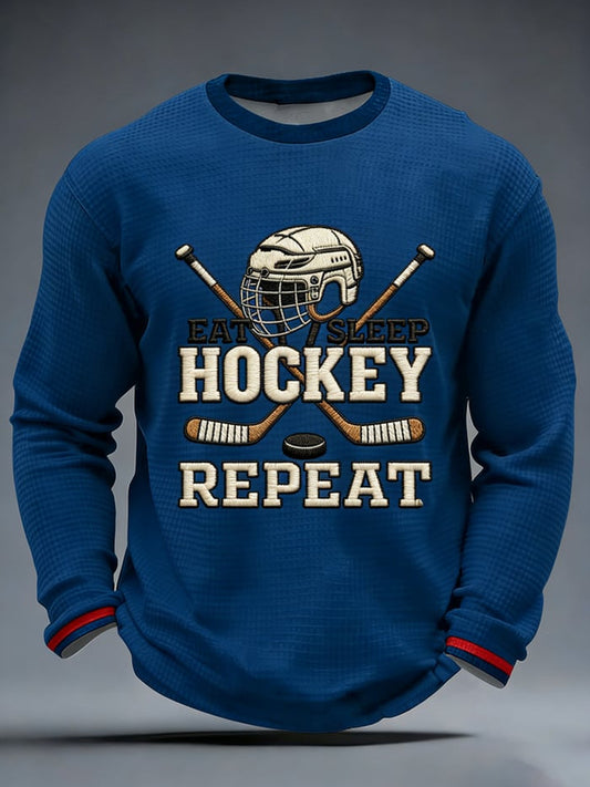 Funny Hockey Shirt, Ice Hockey Player Men's Print T-Shirt