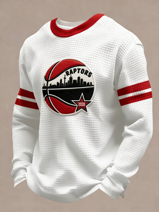 Retro Canada Basketball 2026 Waffle T-Shirt