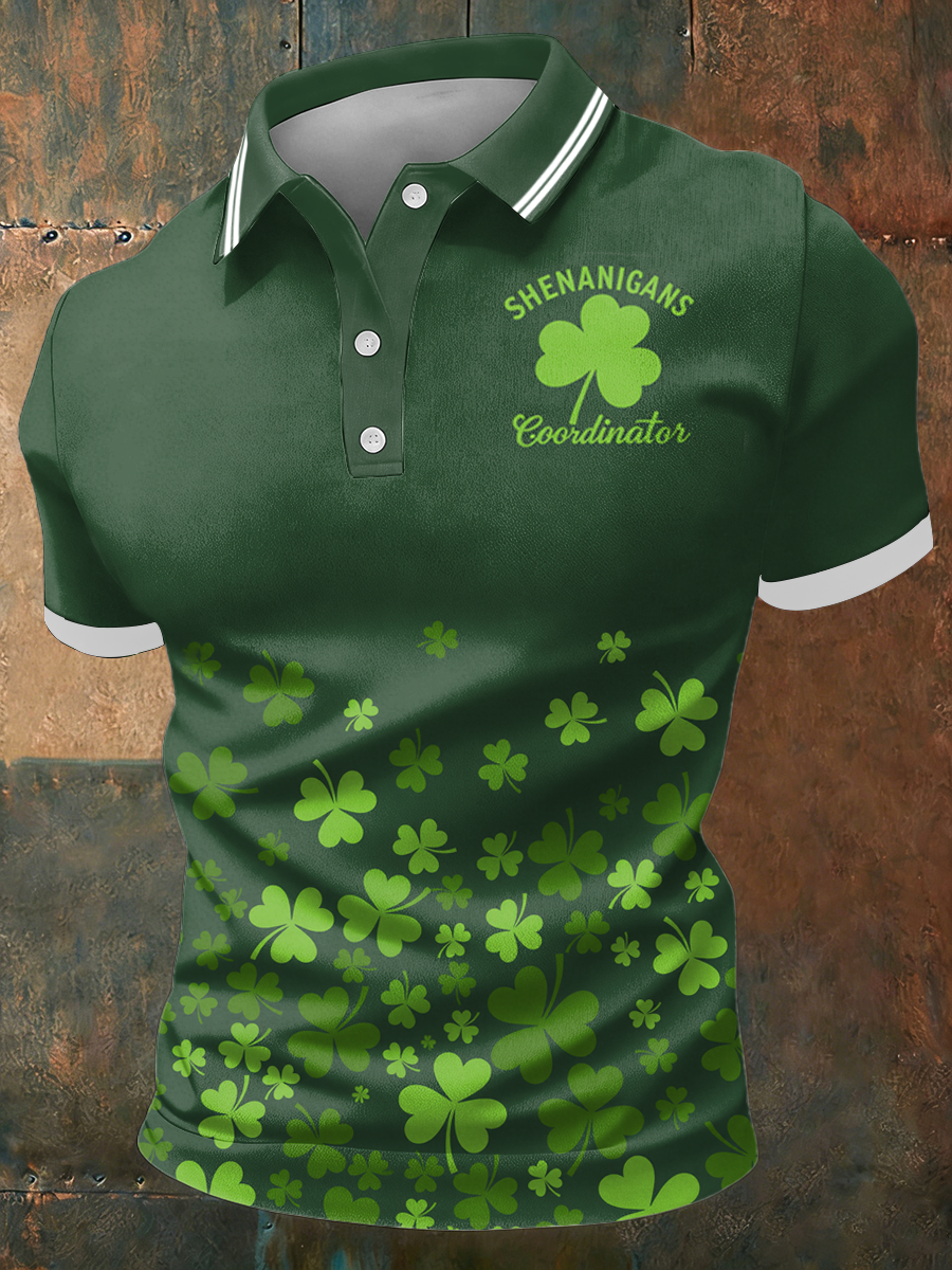 Men's St. Patrick's Day Shenanigans Coordinator Shirt
