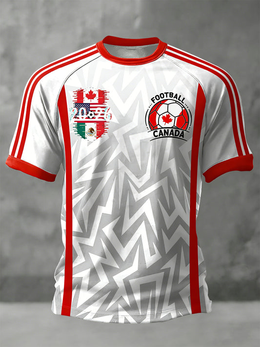 Retro Canada 2026 Soccer Casual T-Shirt