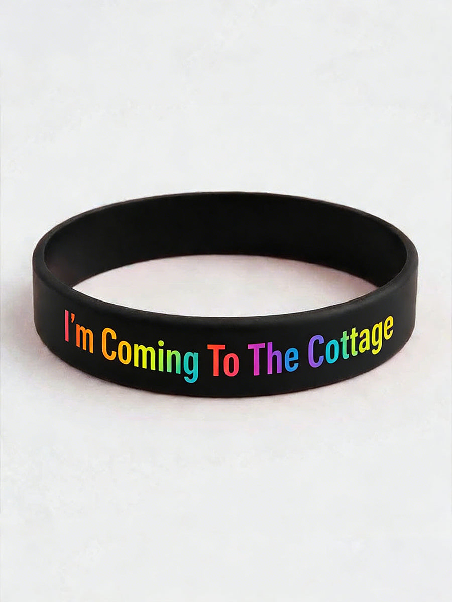 I'm Coming To The Cottage Print Bracelet