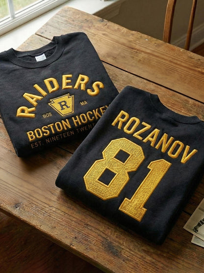 Women's Hockey Romantic Print Sweatshirt