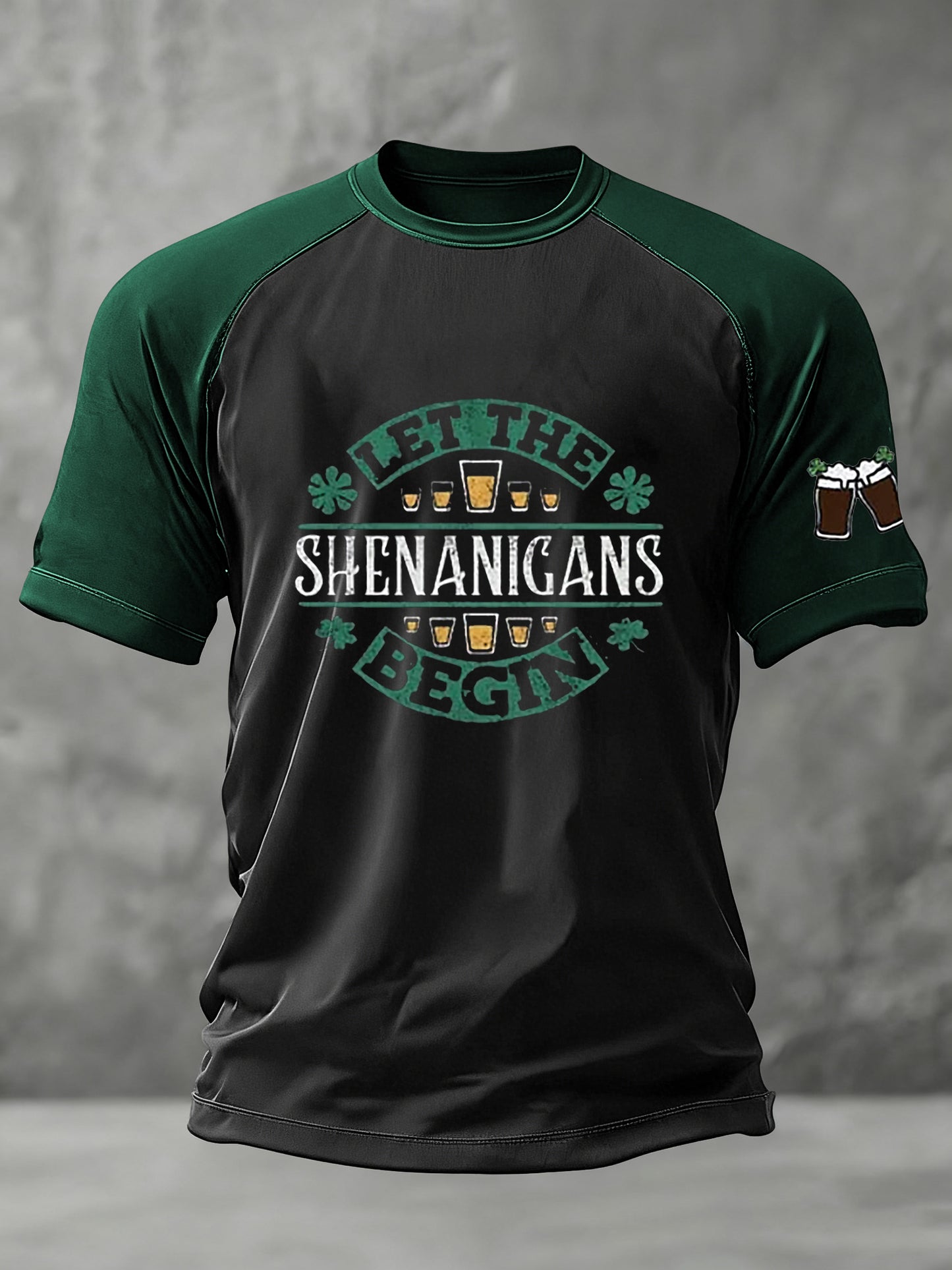 Men's St. Patrick's Day Let The Shenanigans Begin Short Sleeve T-shirt