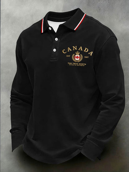 Men's CANADA Printed Casual Top