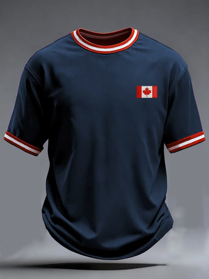 Men's CANADA Printed Casual T-Shirt
