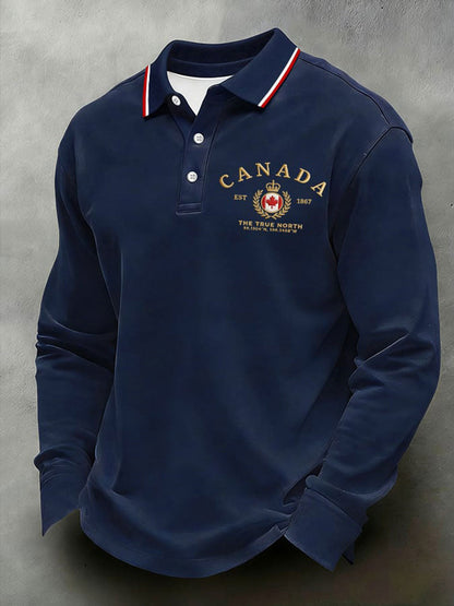 Men's CANADA Printed Casual Top