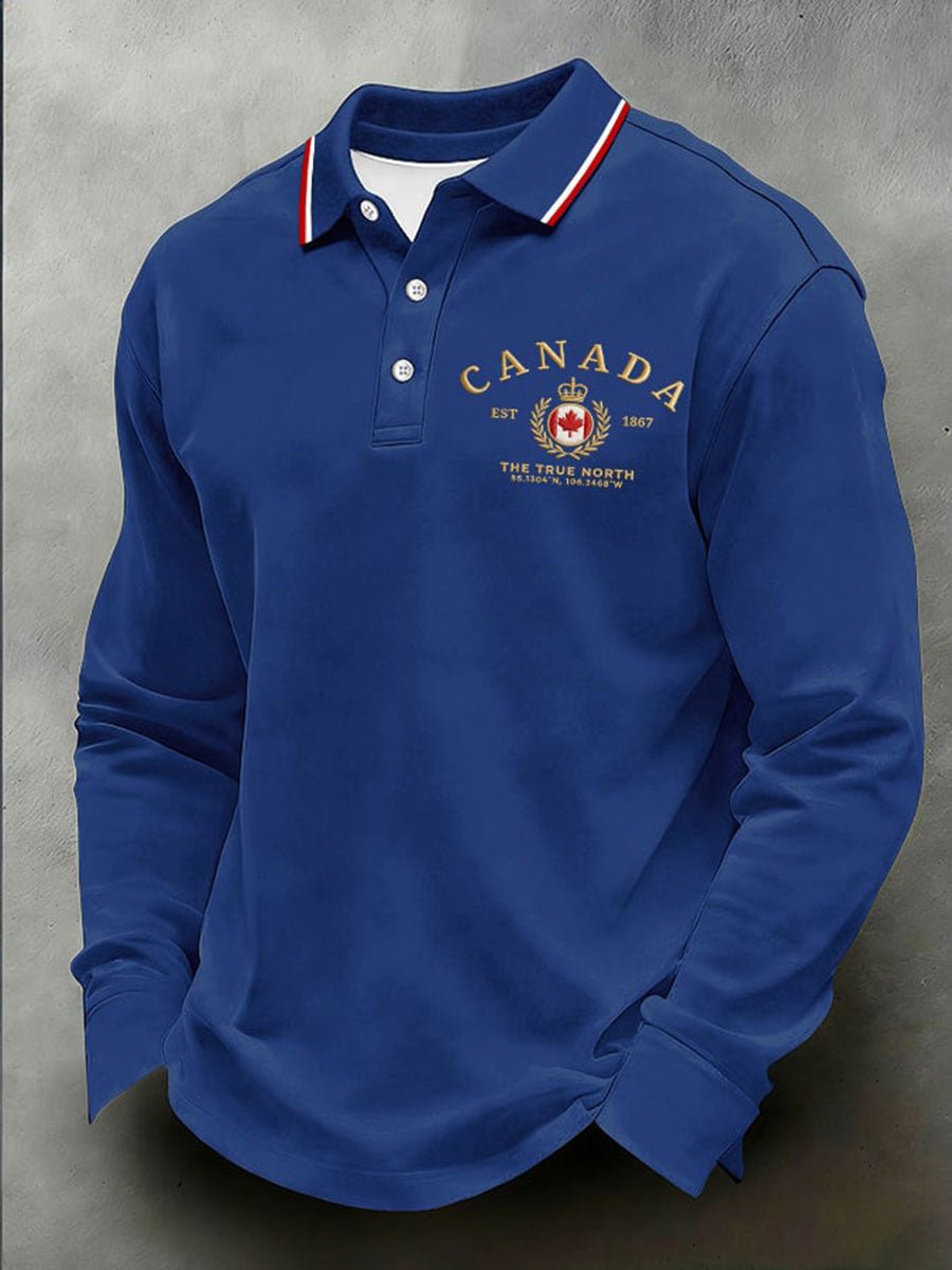 Men's CANADA Printed Casual Top