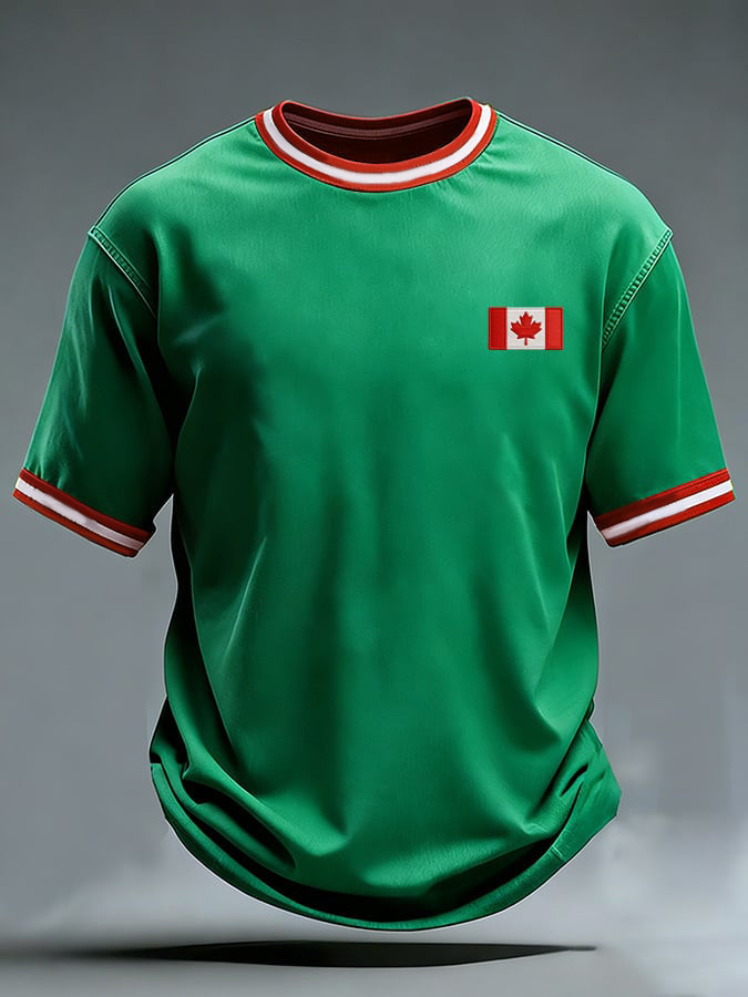 Men's CANADA Printed Casual T-Shirt