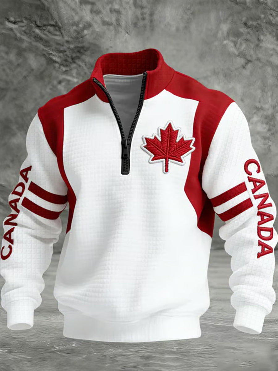 Men's CANADA Printed Casual Sweatshirt