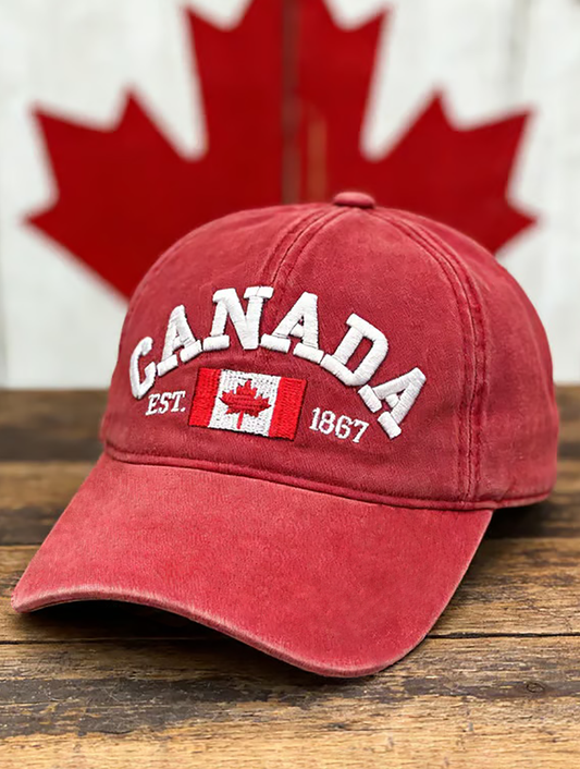 CANADA Printed Casual Unisex Cap