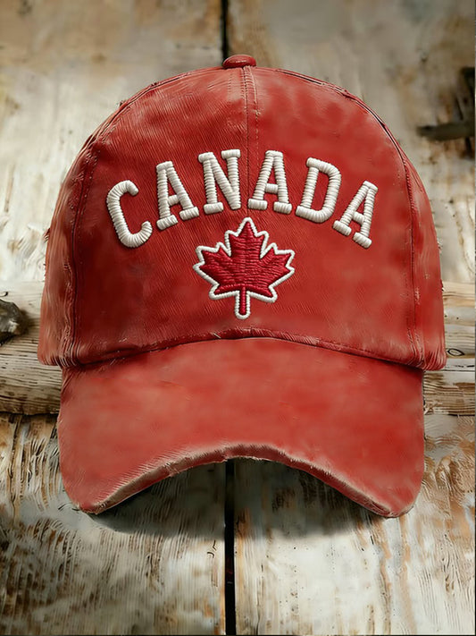 Canada Maple Leaf Print Casual Unisex Hat