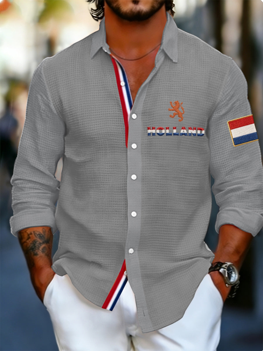 Men's Koningsdag Waffle Shirt